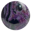 natural purple and black sugilite stone - satin crystals meanings