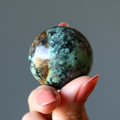 african turquoise sphere