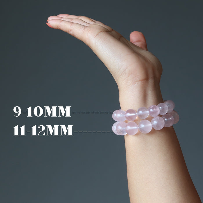 Shiny Rose Quartz Bracelet