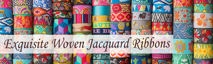 Exquisite Woven Jacquard Ribbon from Renaissance Ribbons