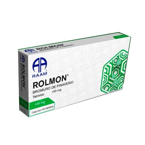 ROLMON(BROMURO DE PINAVERIO 100MG)14TABS – Farma Leal