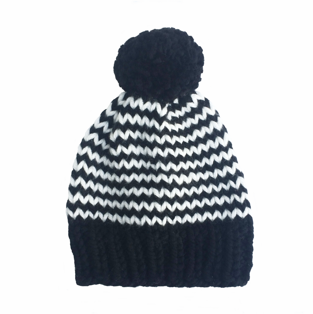 a woolly hat