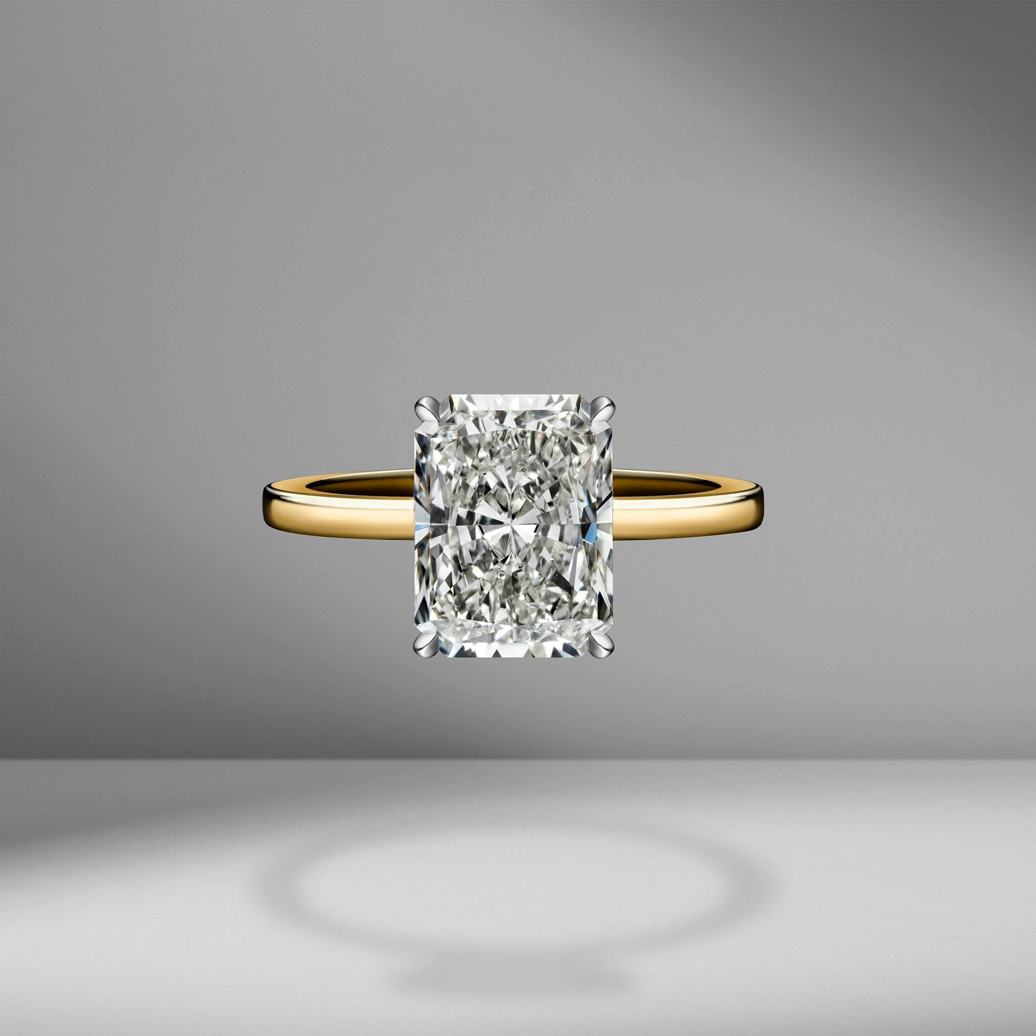 radiant cut engagement rings