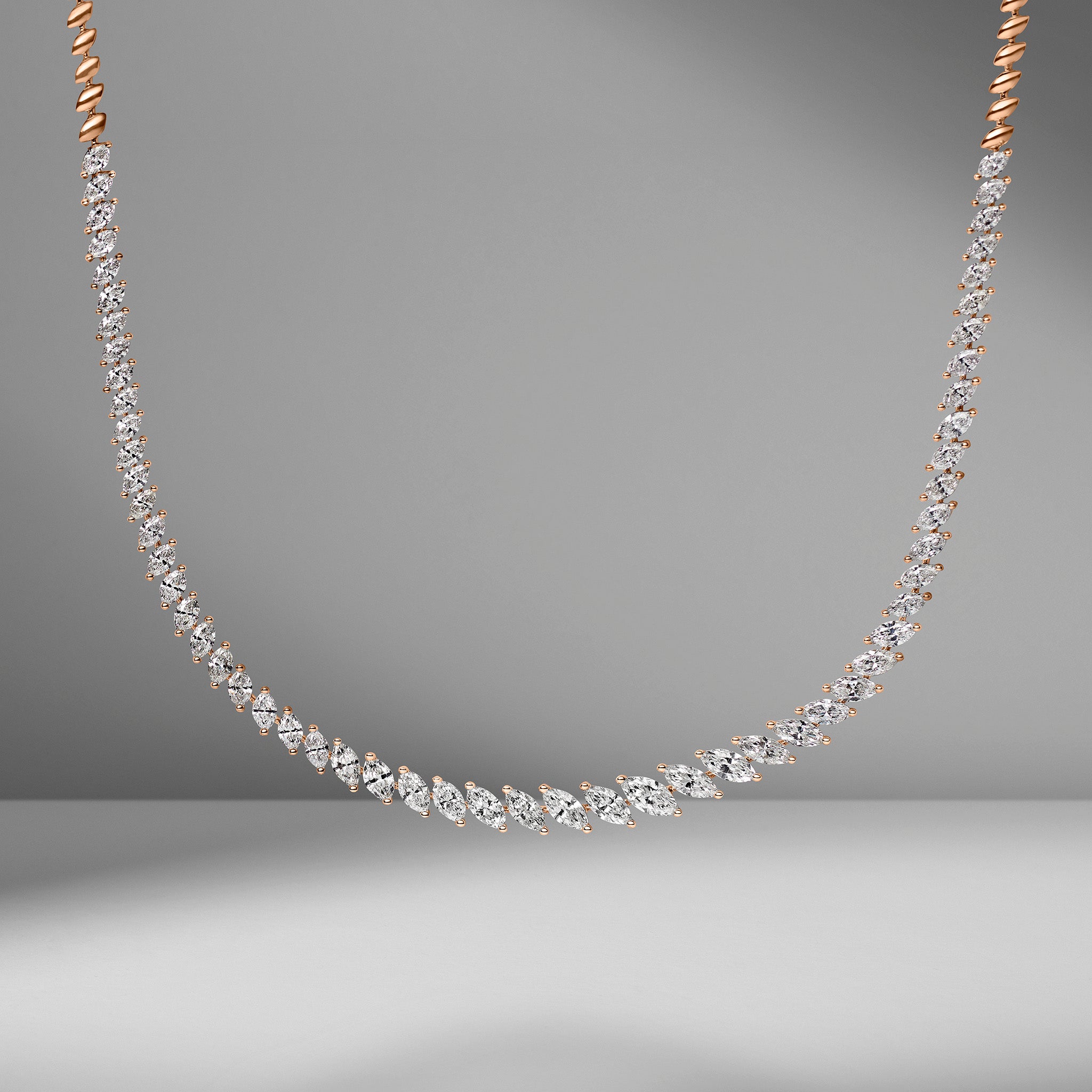 Marquise Diamond Necklace – Material Good