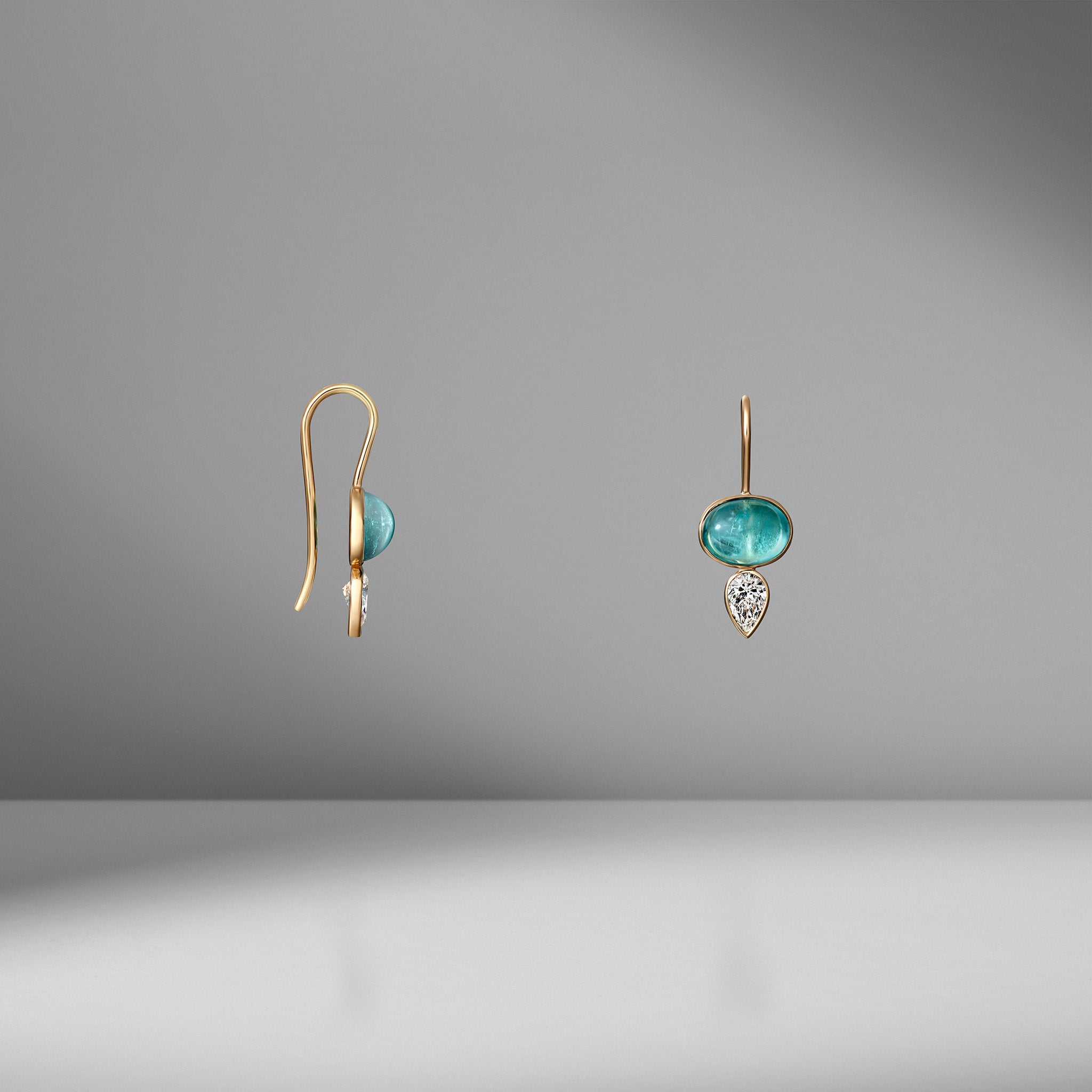 The Aqua Astrid Earrings