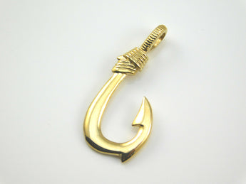 Denny Wong Fishing Hook Pendant, Precious Silver