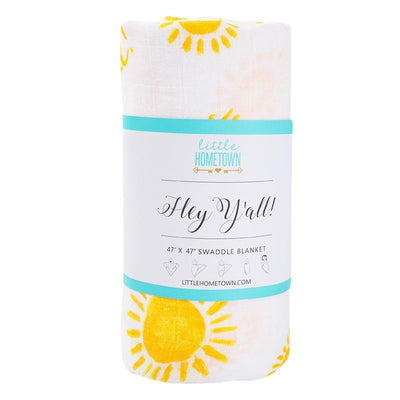 Soft muslinHello little one- Swaddle & Receiving Blanket