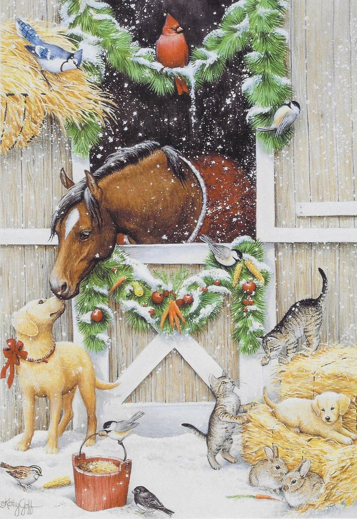 Holiday Cheer Stable Boxed Christmas Cards #74597 ...