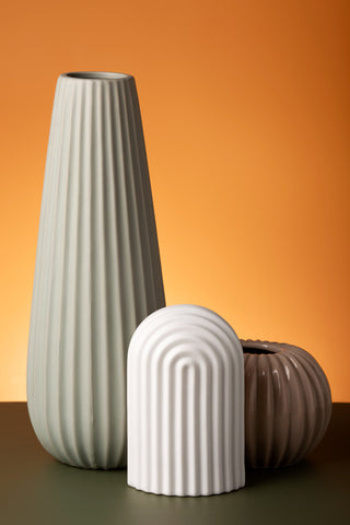 Oversized neutral vases