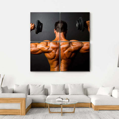 bodybuilder-training-with-dumbbells-canvas-wall-art-4-square-small-gallery-wrap-tiaracle-4_5000x