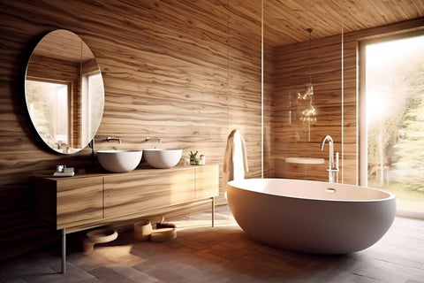 Bathroom Wooden Decor