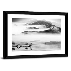 Painting Style Of Chinese Landscape Canvas Wall Art - Tiaracle