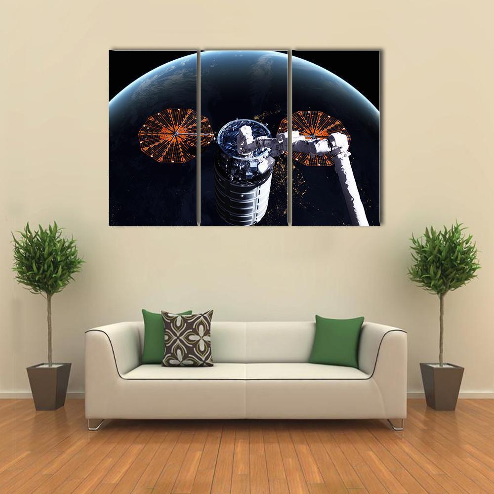 Cygnus Spacecraft In Space Canvas Wall Art