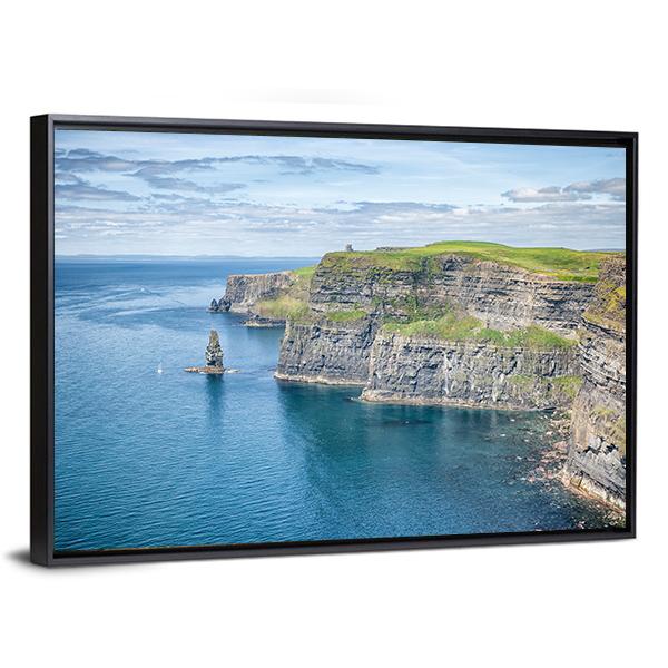 Famous Cliffs Of Moher Canvas Wall Art - Tiaracle