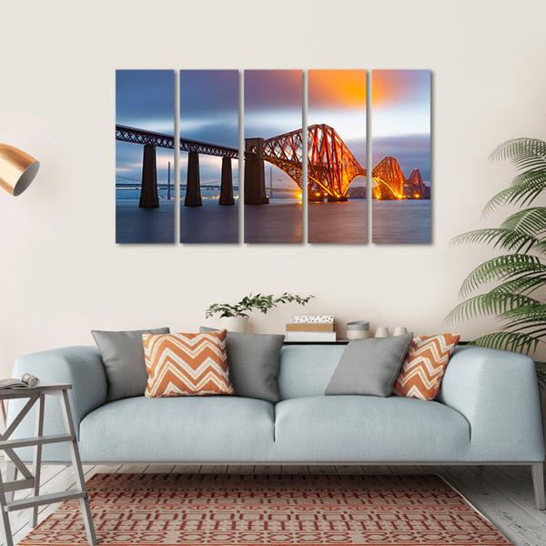 Forth Bridge Scotland Canvas Wall Art