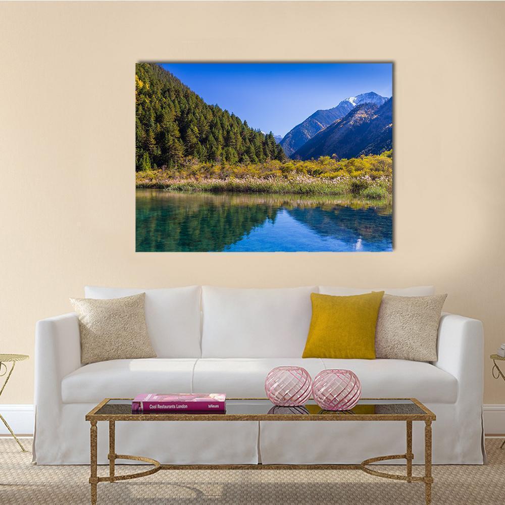 Jiuzhaigou Valley Scenic Canvas Wall Art - Tiaracle