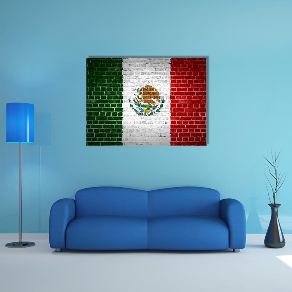 Mexico Flag Wallpaper Wall Mural by Magic Murals