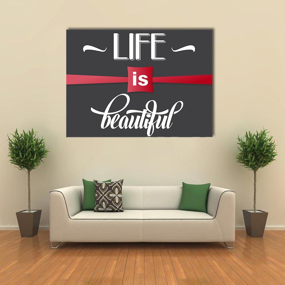 life is beautiful wall art