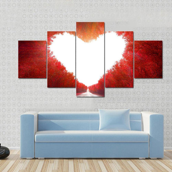 Road To Love Canvas Wall Art - Tiaracle