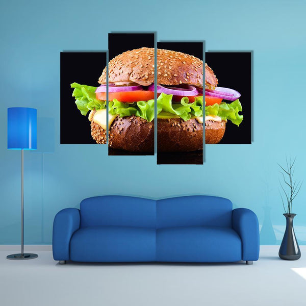 Cheeseburger Canvas Wall Art - Tiaracle