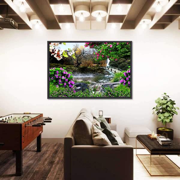 Four Seasons Canvas Wall Art - Tiaracle