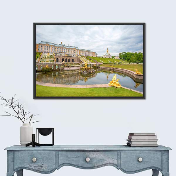 Fountains & Beautiful Scenery Canvas Wall Art - Tiaracle