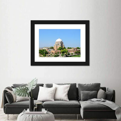 Shah Rukn-E-Alam, Pakistan Canvas Wall Art - Tiaracle