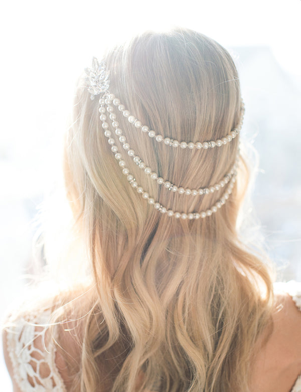 Buy Bridal Hair Accessories Hair Chain Wedding Headpiece Bridal Online in  India  Etsy