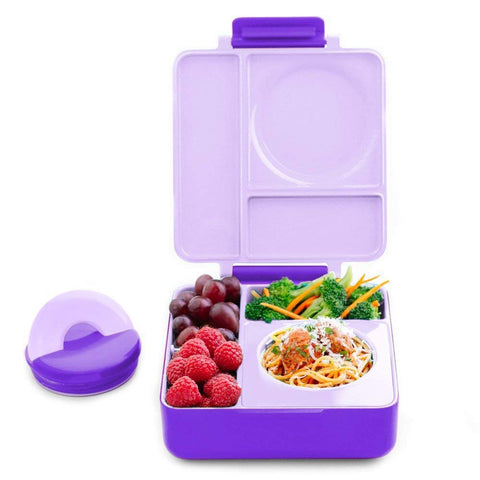 omiebox bento box with insulated thermos for kids