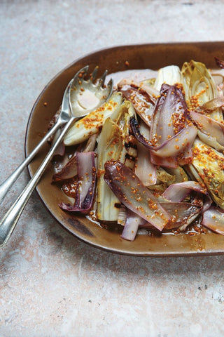 Endive Salad with Bee Pollen Vinegrette