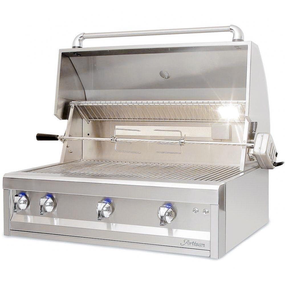Anders pop accessoires Artisan Professional 32" 3-Burner Built-In Natural Gas Grill With Roti –  OutdoorCabinets.com