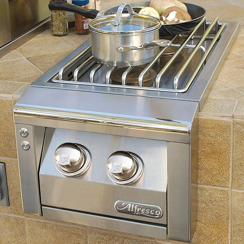 Blaze Built-In High Performance Power Burner W/ Wok Ring, Stainless Steel  Lid & Lights - Northern California Grills