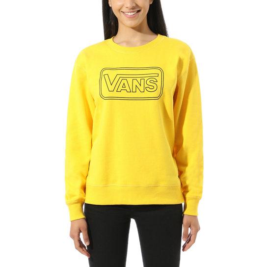 vans yellow sweatshirt women's