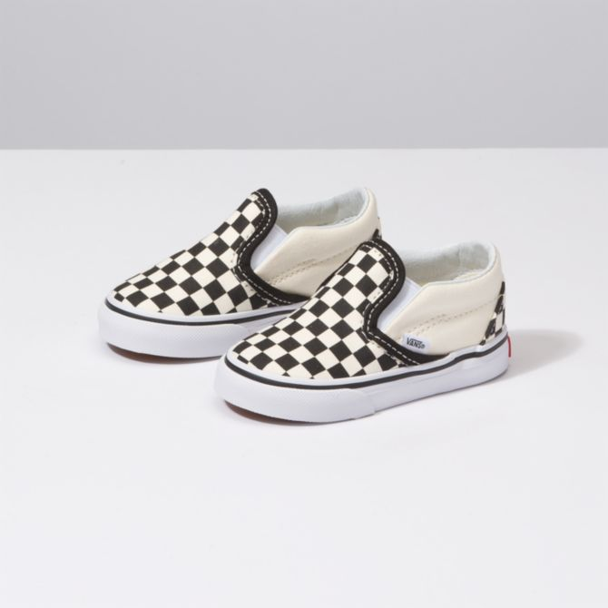 toddler black and white checkered vans