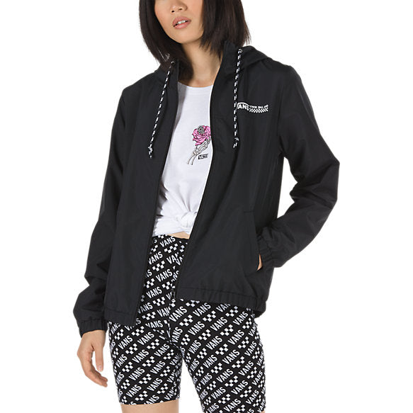 vans windbreaker womens Black