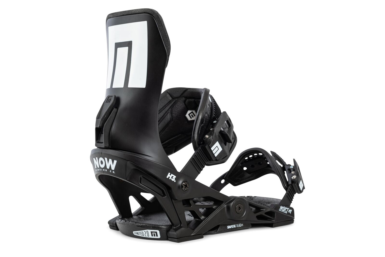 NOW Select Pro Snowboard Bindings Black 2023 - Freeride Boardshop