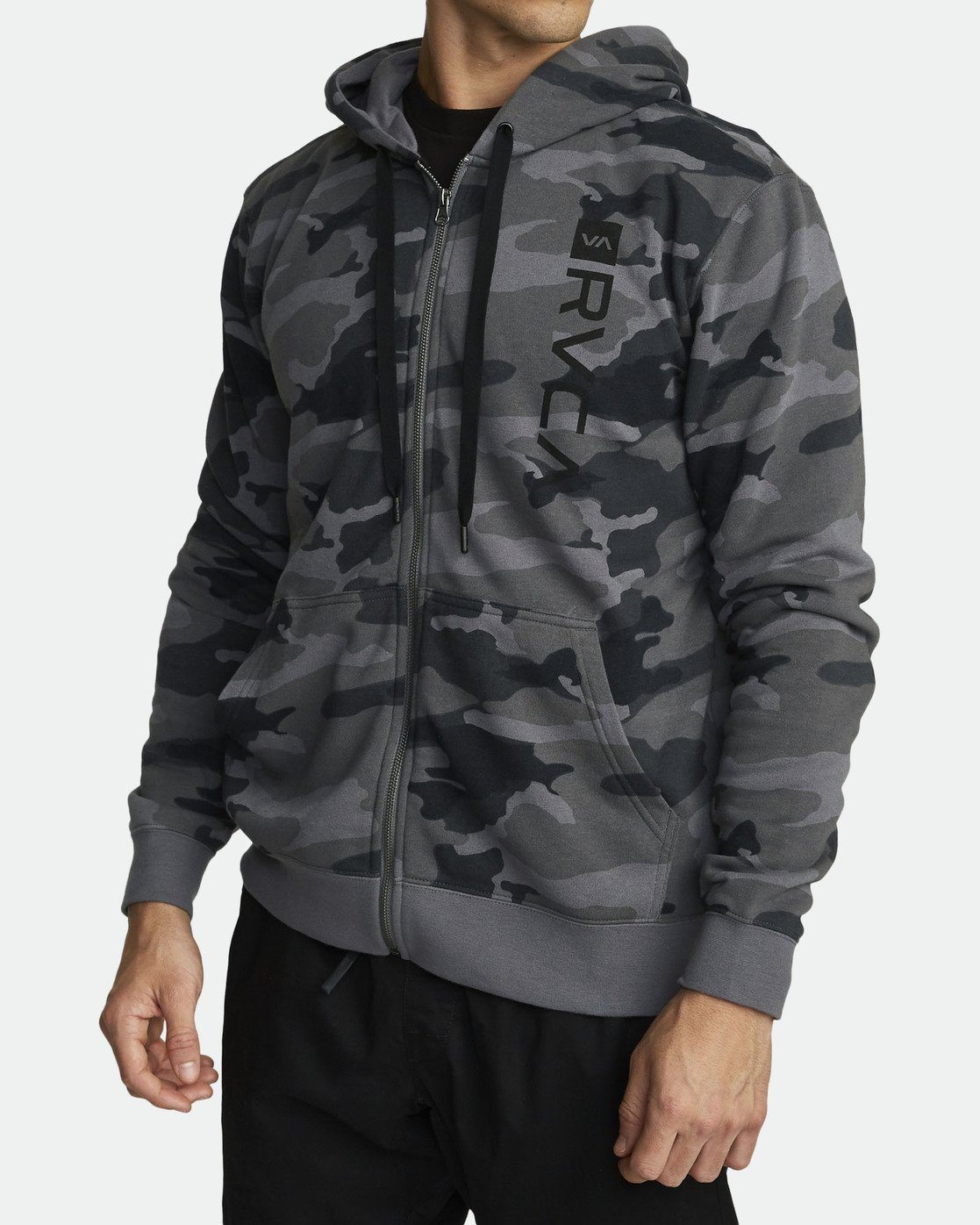 rvca camo hoodie