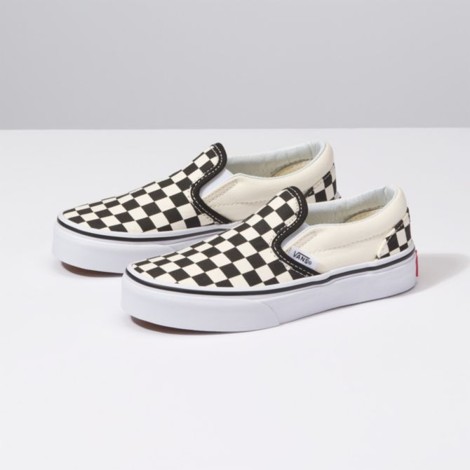 vans black and white checker