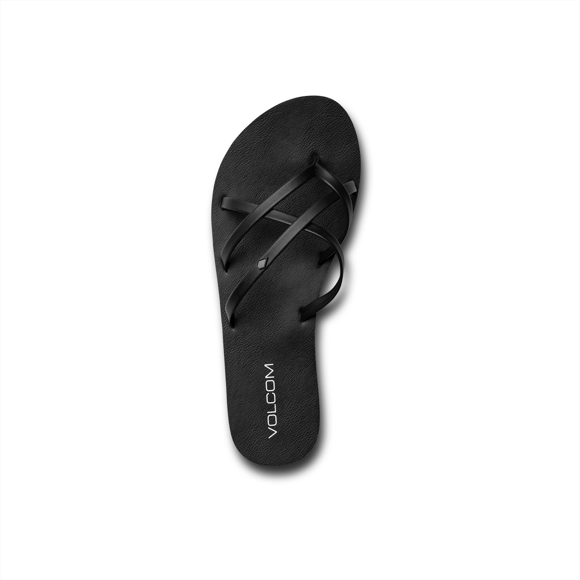 volcom black sandals