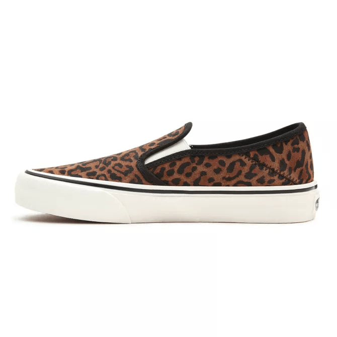 suede leopard print vans