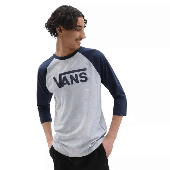 vans 3 4 sleeve men's