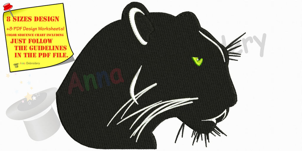 puma embroidery design