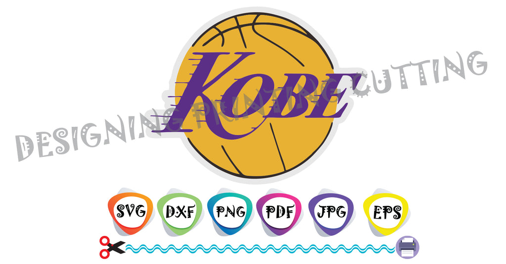 Download Kobe Bryant Svg Lakers Kobe Basketball Bryant T Shirt Svg Silhouette Anna Embroidery Designs