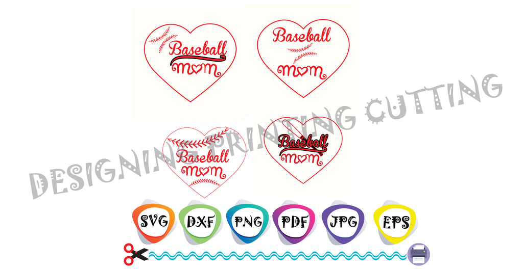 Download Baseball Mom Svg Cut Files Baseball Svg Sports Svg Svg Bundle Silhouet Anna Embroidery Designs