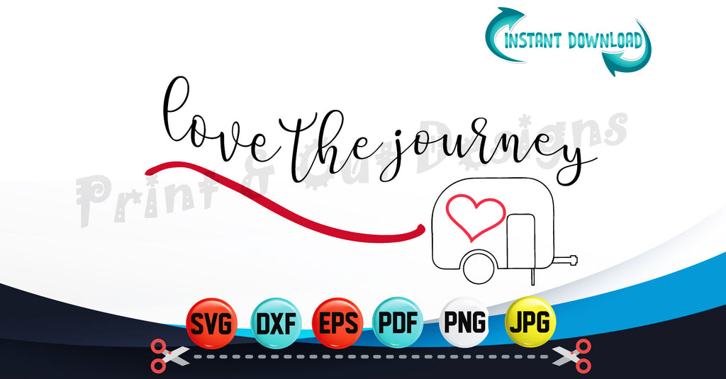 Download Camper Svg Cut Files Happy Camper Svg Love The Journey Camping Svg Ca Anna Embroidery Designs
