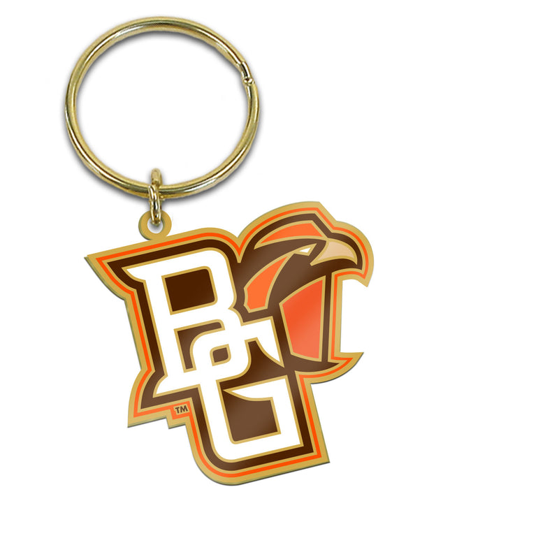 BG Peekaboo Logo Brass Keychain
