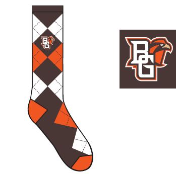 BGSU Argyle Dress Socks