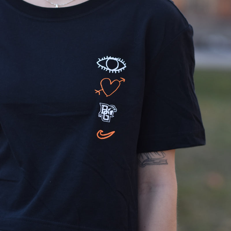 Ladies' Nike Eye Heart BG Crop