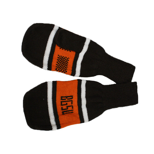 Cozy Cream Mittens with BGSU Mascot – Falcon Outfitters BGSU