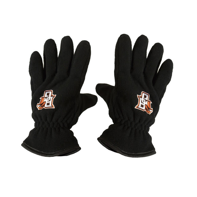 Black BGSU Peekaboo Gloves